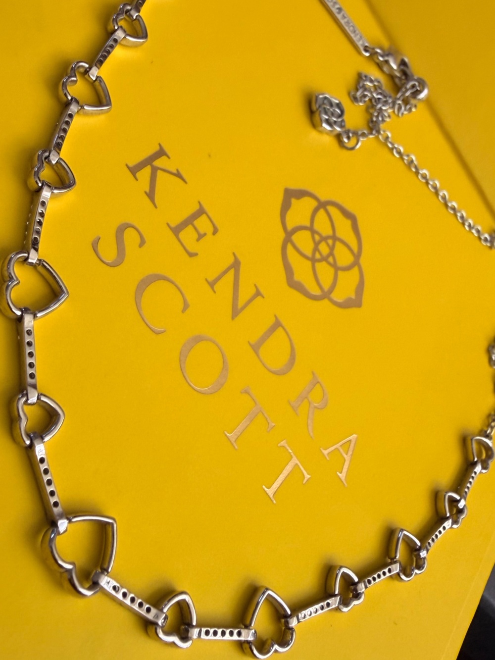 Necklace on Kendra Scott Box